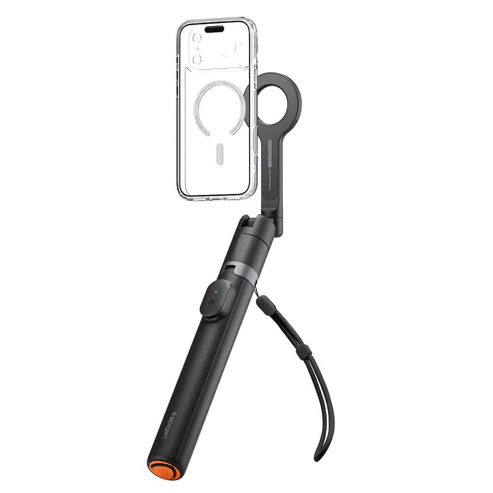 Spigen - Selfie Stick S582W (AMP11372) - Συμβατό με MagSafe, με τρίποδο, Σταθερό, Bluetooth - Μαύρο 3