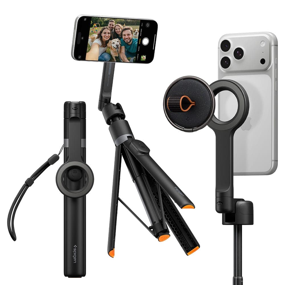Spigen - Selfie Stick S582W (AMP11372) - Συμβατό με MagSafe, με τρίποδο, Σταθερό, Bluetooth - Μαύρο 2