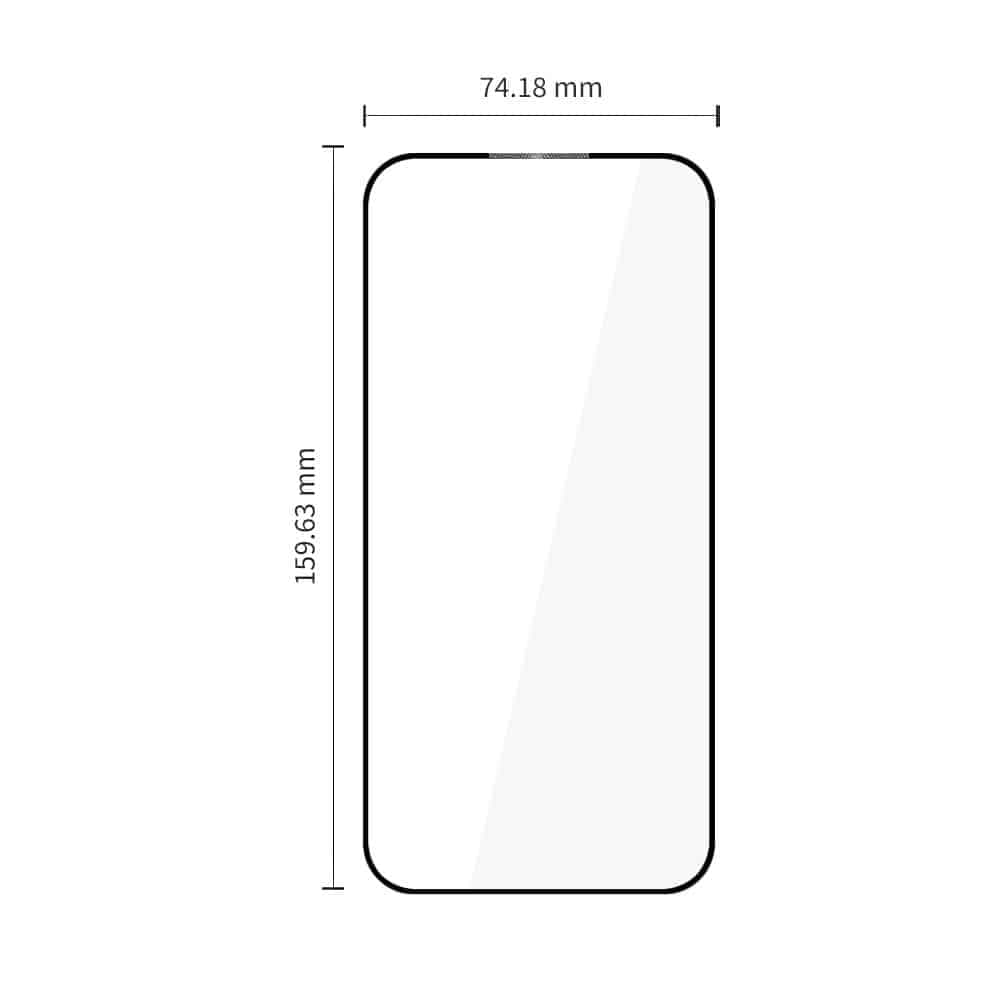 Σκληρυμένο γυαλί Tech-Protect Glass Fit+ για OnePlus Nord 6 - Συσκευασία 2 τεμαχίων - Μαύρο 2