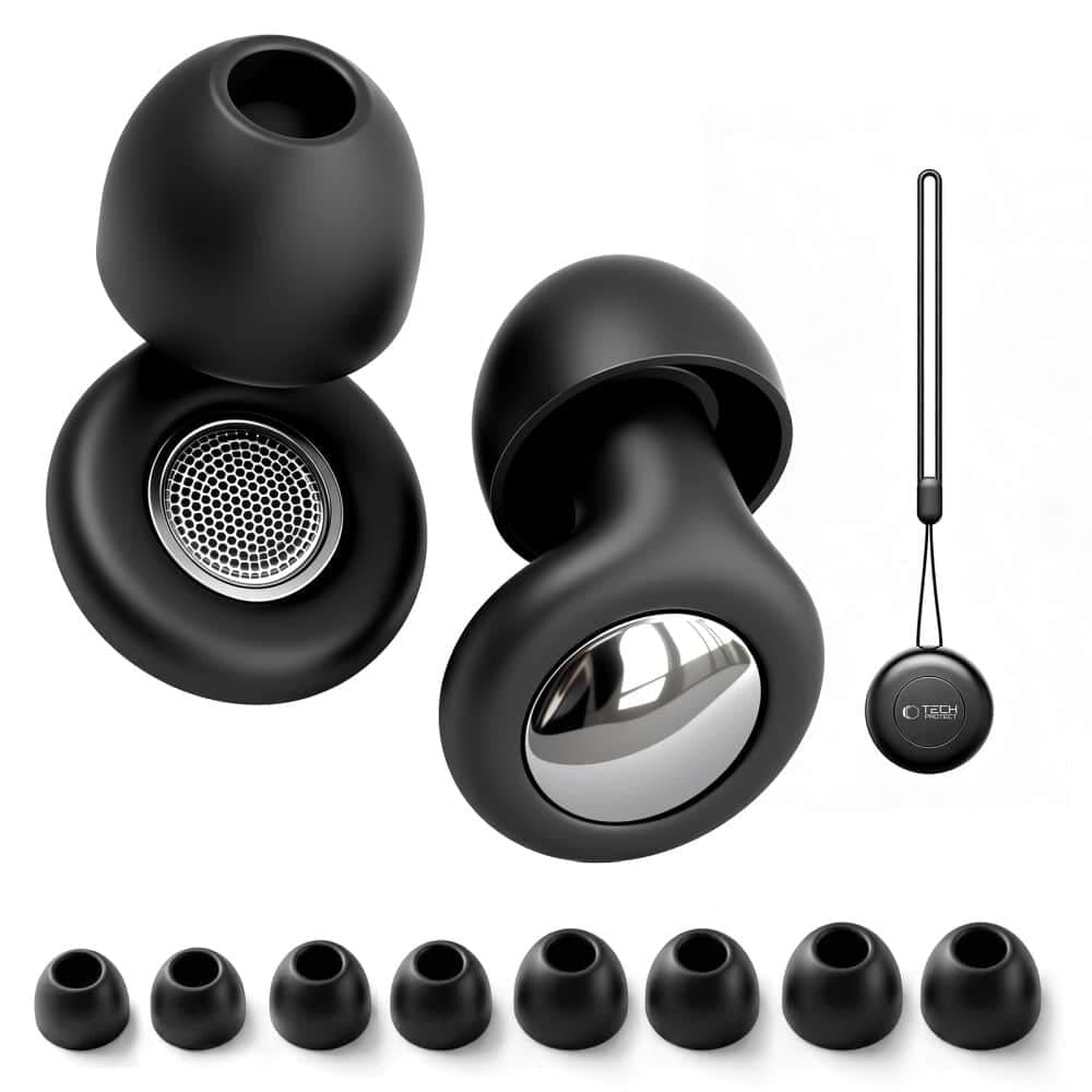 ΩΤΟΑΣΠΙΔΕΣ TECH-PROTECT QUIETFIT ΜΑΥΡΕΣ 2