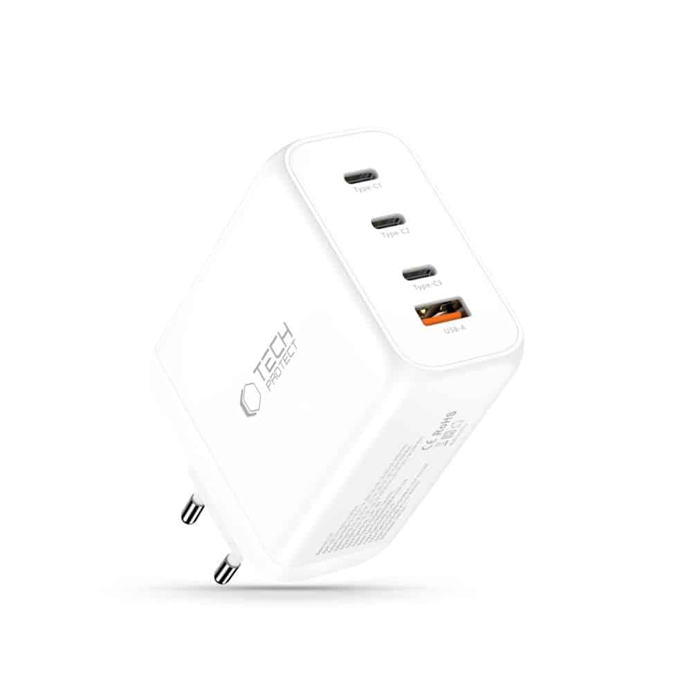 TECH-PROTECT NC200W-GAN ΦΟΡΤΙΣΤΗΣ  4 ΘΥΡΩΝ PD 200W / QC3.0 ΛΕΥΚΟΣ 2