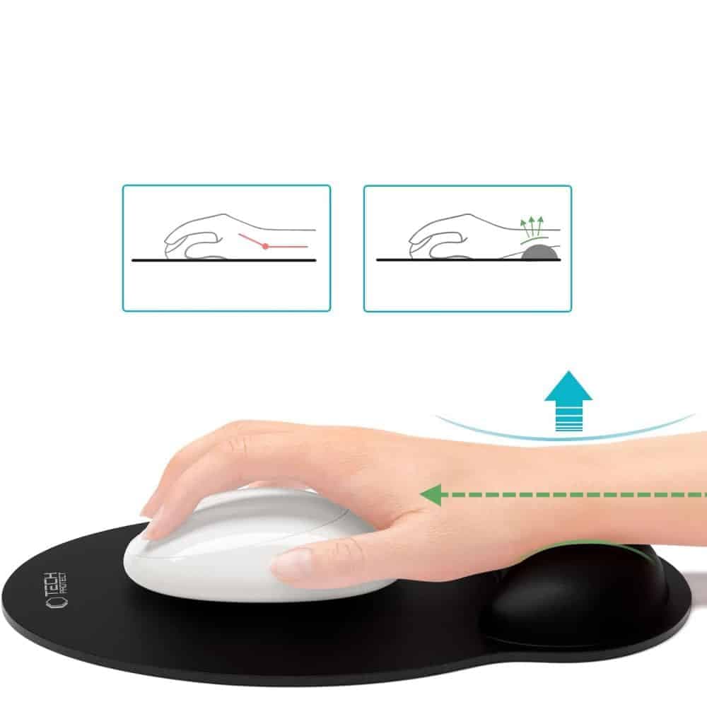 TECH-PROTECT A200 MOUSEPAD GEL 25 x 22,5CM ΜΑΥΡΟ 2