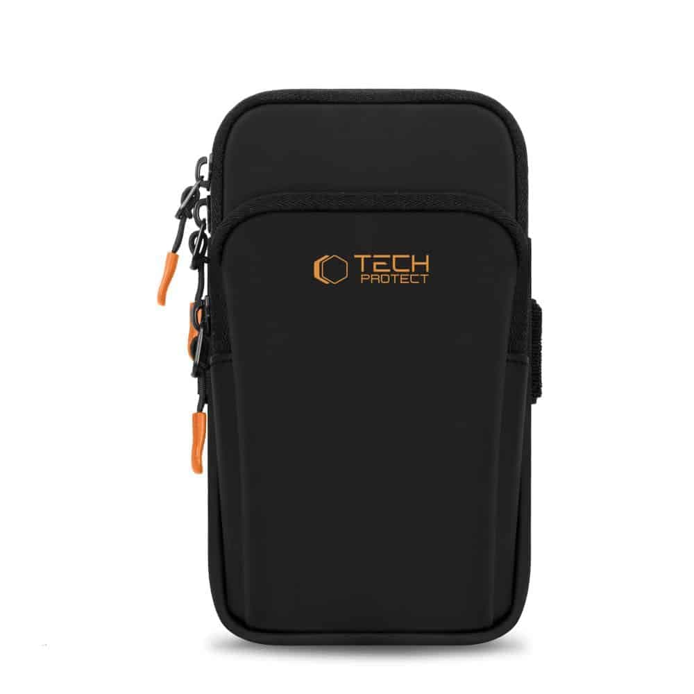 TECH-PROTECT M7 UNIVERSAL SPORT ΤΣΑΝΤΑΚΙ ΜΠΡΑΤΣΟΥ ΜΑΥΡΟ/ΠΟΡΤΟΚΑΛΙ 2