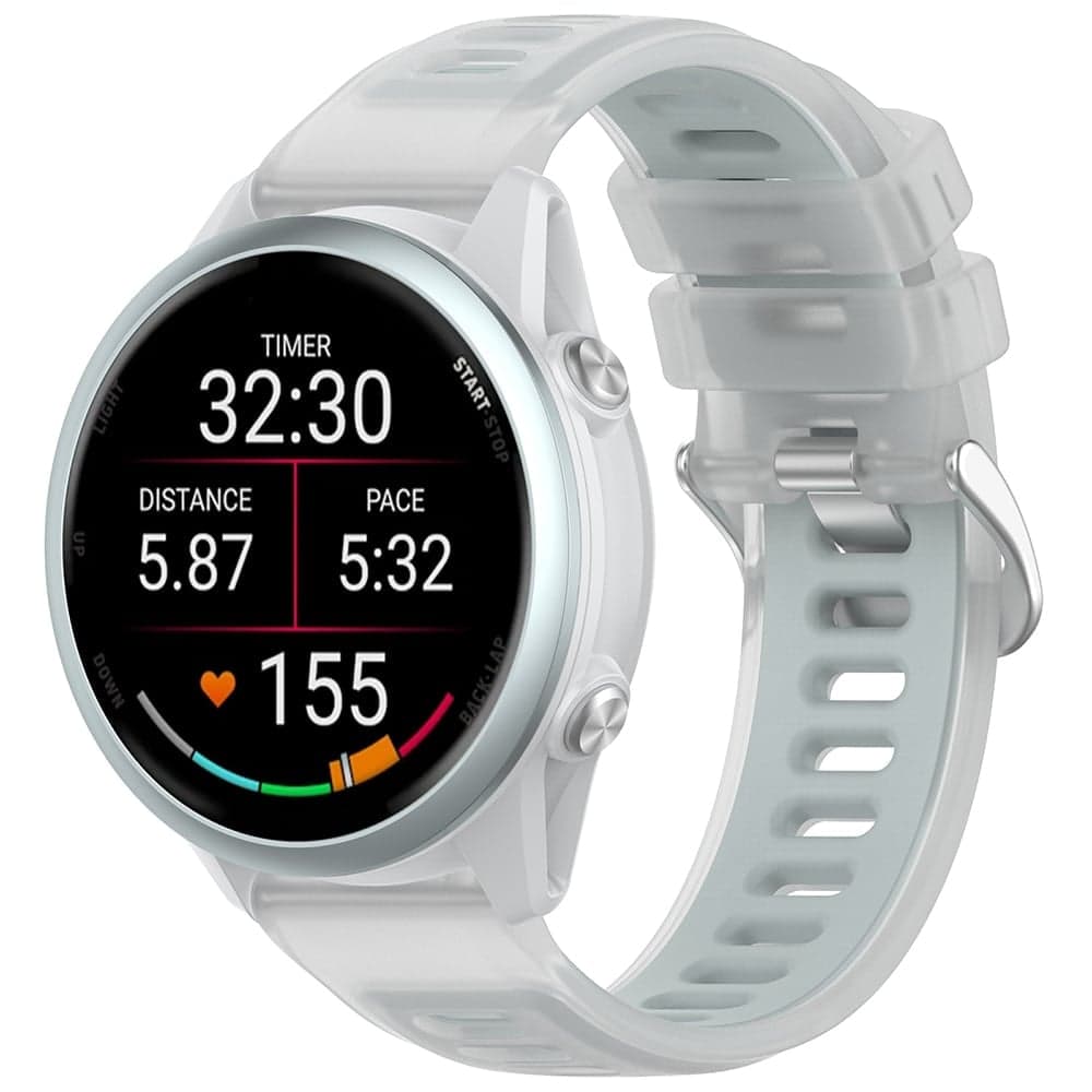 Techsuit - Λουράκι ρολογιού 20mm (W084) για Samsung Galaxy Watch4/5/Active 2, Huawei Watch GT 3/GT 3 Pro - Λευκό 2