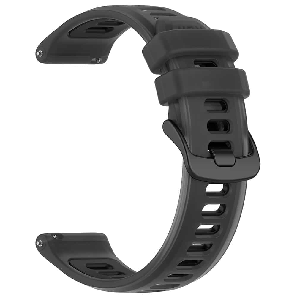 Techsuit - Λουράκι ρολογιού 20mm (W084) για Samsung Galaxy Watch4/5/Active 2, Huawei Watch GT 3/GT 3 Pro - Μαύρο