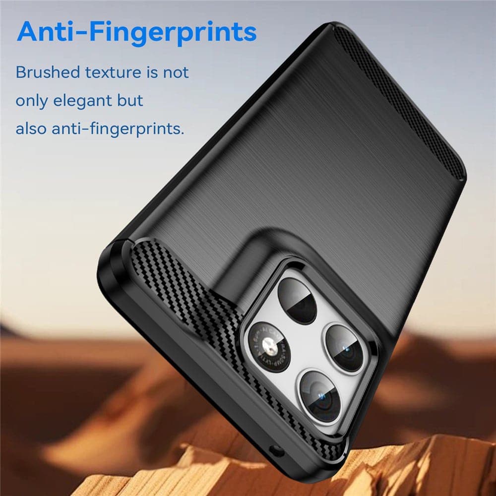 Techsuit Carbon Silicone - θήκη για Motorola Moto G37 Power / G47 G57 G67 - Μαύρο 5