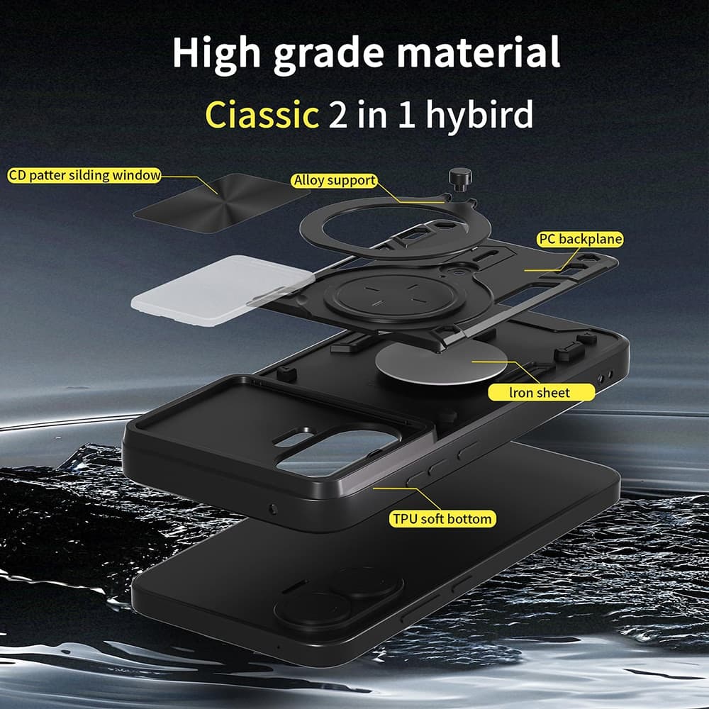 Techsuit CamGuard Pro - θήκη για Xiaomi Poco F7 - Μπλε 6