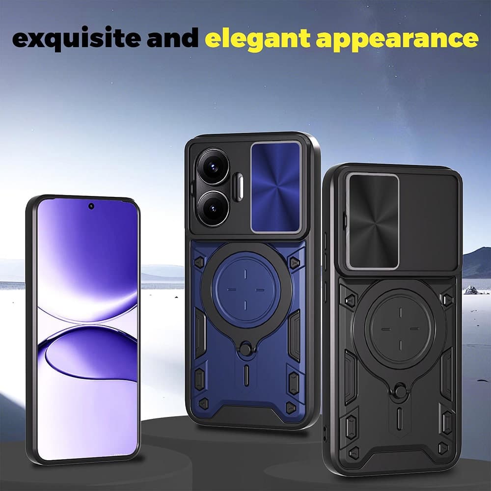 Techsuit CamGuard Pro - θήκη για Xiaomi Poco F7 - Μπλε 5