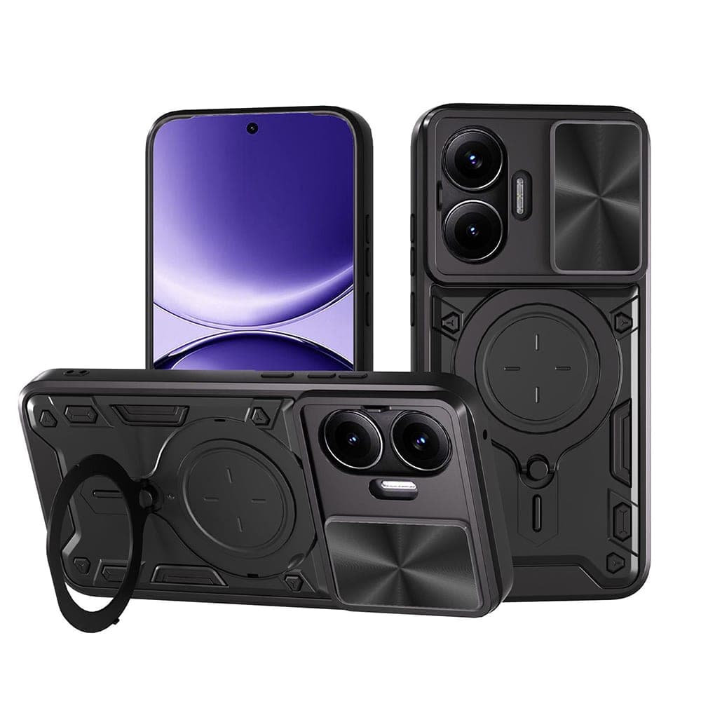 Techsuit CamGuard Pro - θήκη για Xiaomi Poco F7 - Μαύρο 2