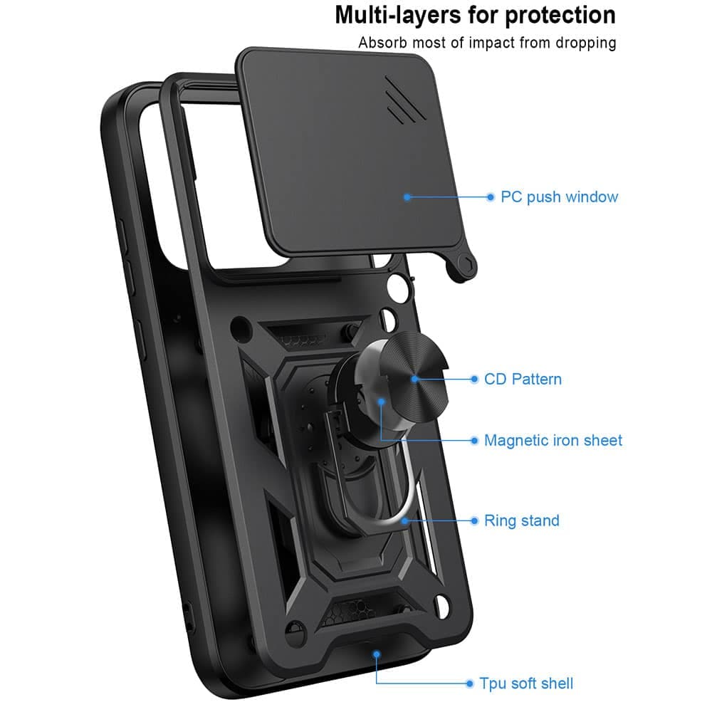 Techsuit CamShield Series - θήκη για Motorola Edge 70 Pro - Μαύρο 3