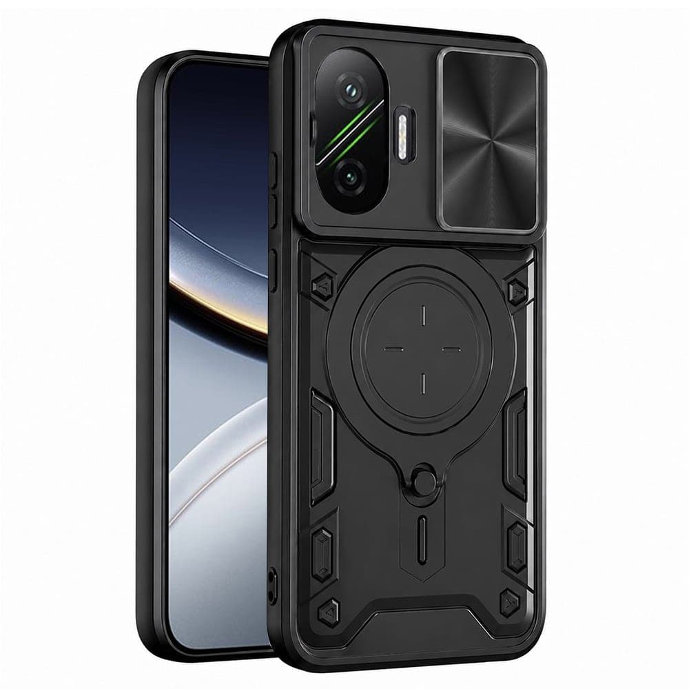 Techsuit CamGuard Pro - θήκη για Xiaomi Poco F7 - Μαύρο