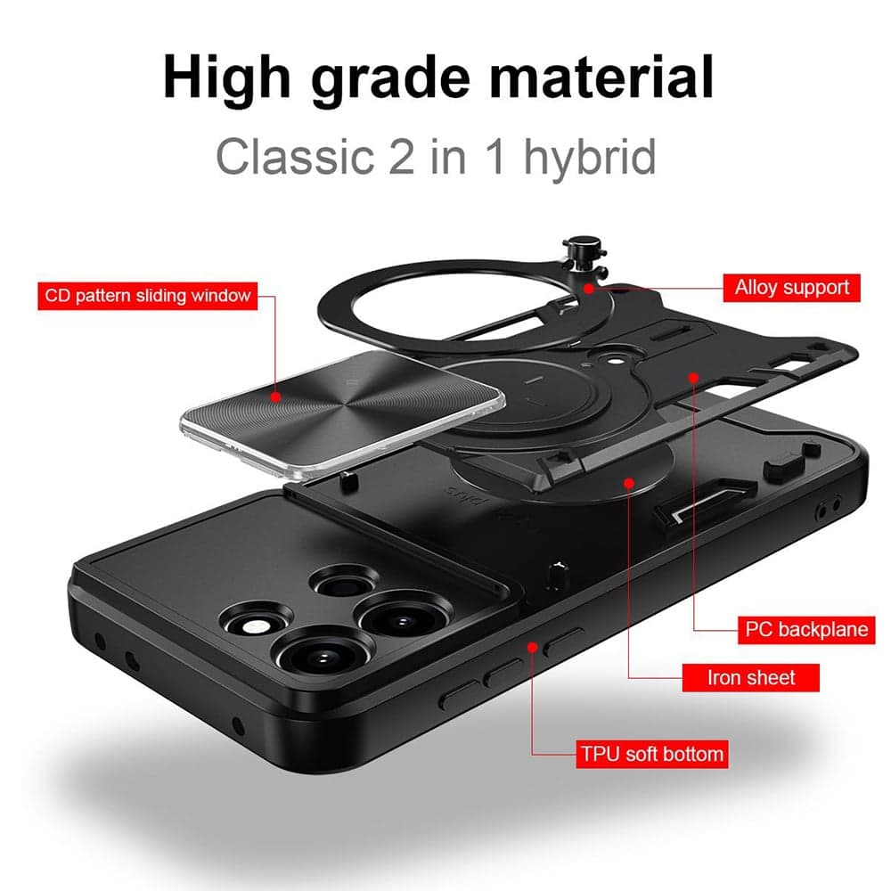 Techsuit CamGuard Pro - θήκη για Oneplus Nord 6 - Μαύρο 2