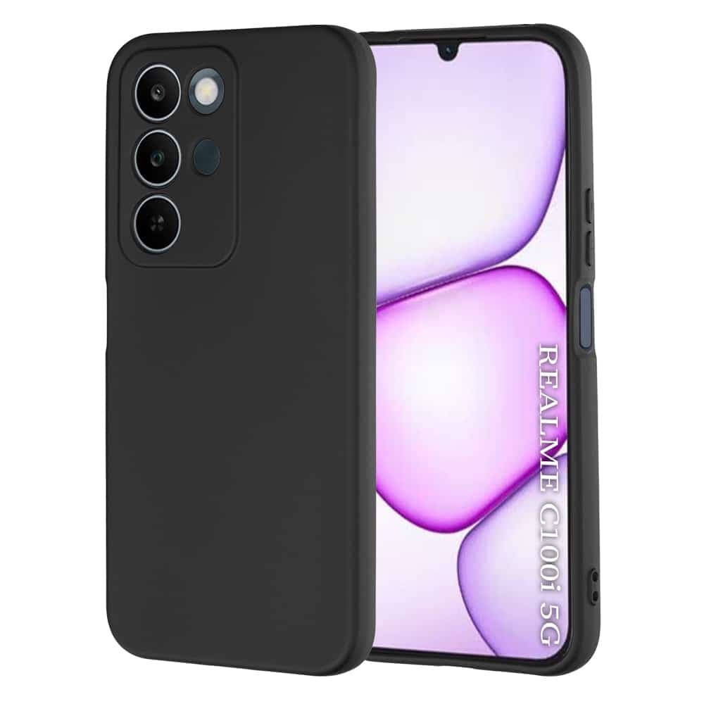 Techsuit SoftFlex - θήκη για Realme C100 - Μαύρο