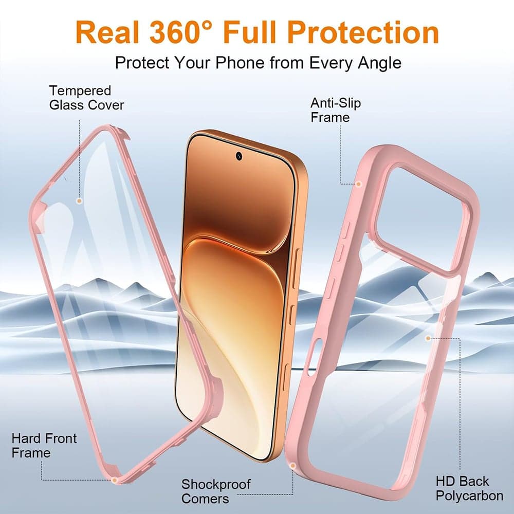Techsuit ColorVerse 360 - θήκη για Honor 600 Pro - Διάφανο 2