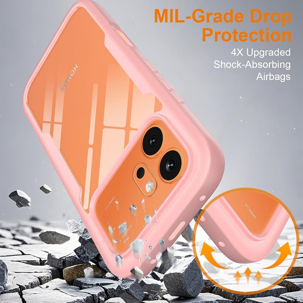 Techsuit ColorVerse 360 - θήκη για Honor 600 Pro - Διάφανο 3