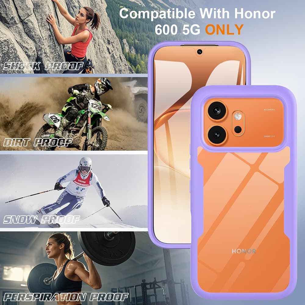 Techsuit ColorVerse 360 - θήκη για Honor 600 Pro - Πολύχρωμο 6