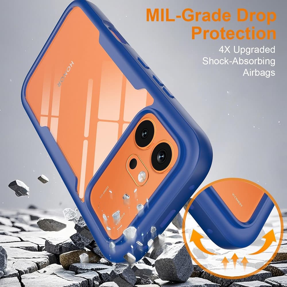 Techsuit ColorVerse 360 Series - θήκη για Honor 600 Pro - Μπλε 3