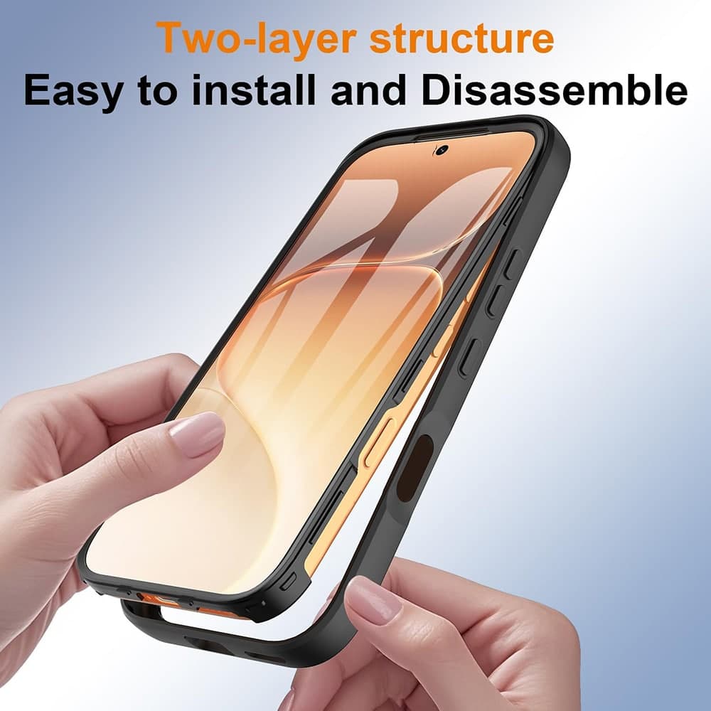 Techsuit ColorVerse 360 Series - θήκη για Honor 600 Pro - Μαύρο 5