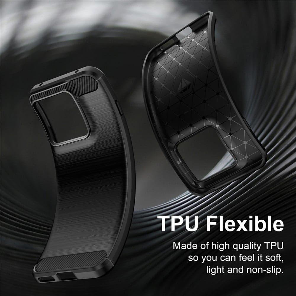 Techsuit Carbon Silicone - θήκη για Motorola Edge 70 Pro - Μαύρο 6