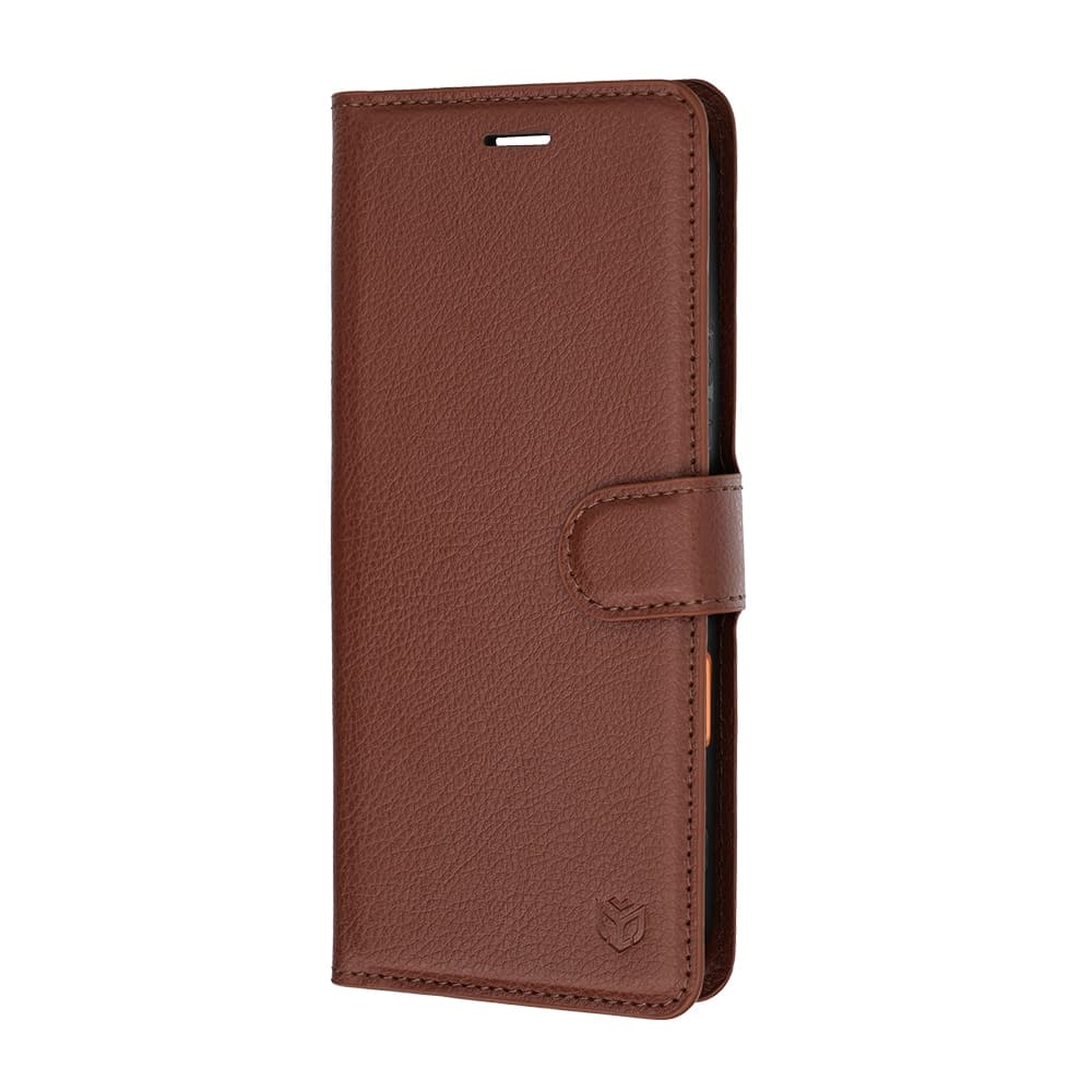 Techsuit Leather Folio - θήκη για Honor 600 Pro - Καφέ 4