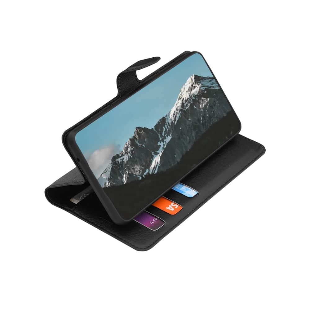 Techsuit Leather Folio - θήκη για Motorola Moto G37 Power / G47 - Μαύρο 2