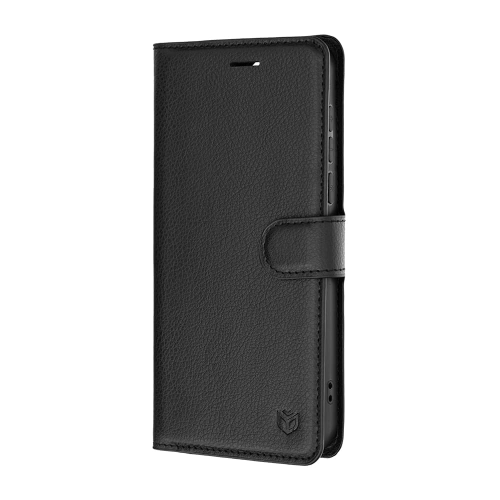 Techsuit Leather Folio - θήκη για Oneplus Nord 6 - Μαύρο 4