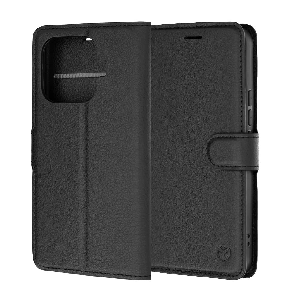 Techsuit Leather Folio - θήκη για Xiaomi 17 Pro - Μαύρο 6