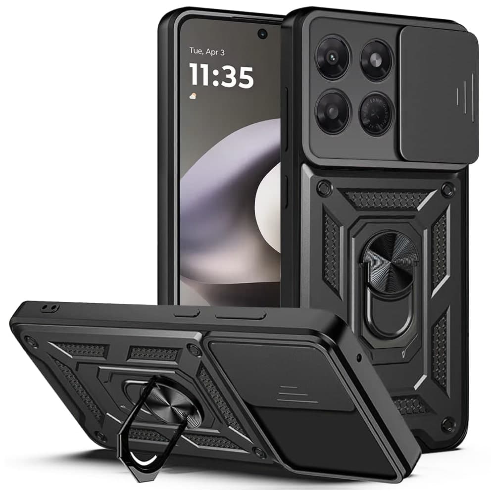 Techsuit CamShield Series - θήκη για Motorola Moto G37 Power - Μαύρο