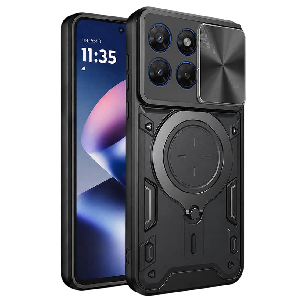 Techsuit CamGuard Pro - θήκη για Motorola Moto G37 / G47 - Μαύρο