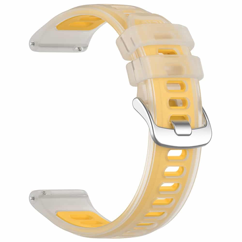 Techsuit - Λουράκι ρολογιού 20mm (W084) - Samsung Galaxy Watch4/5/Active 2, Huawei Watch GT 3 (42mm)/GT 3 Pro (43mm) - Κίτρινο