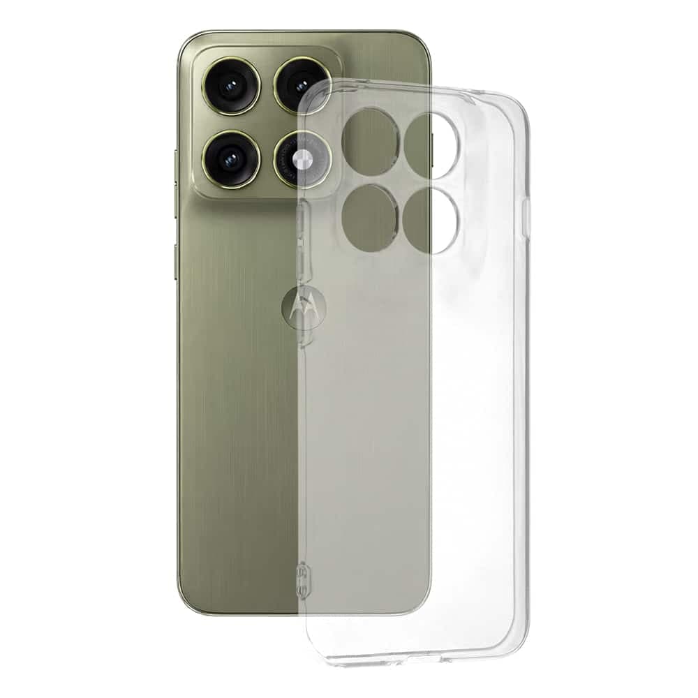 Techsuit Clear Silicone - θήκη για Motorola Edge 70 Pro - Διάφανο