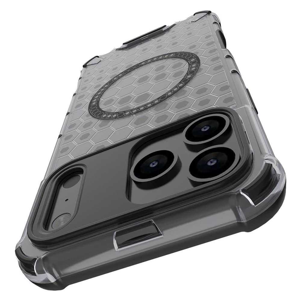 Techsuit - HoneyComb Shield MagSafe [Προστασία Κάμερας] - iPhone 17 Pro Max - Μαύρο 3