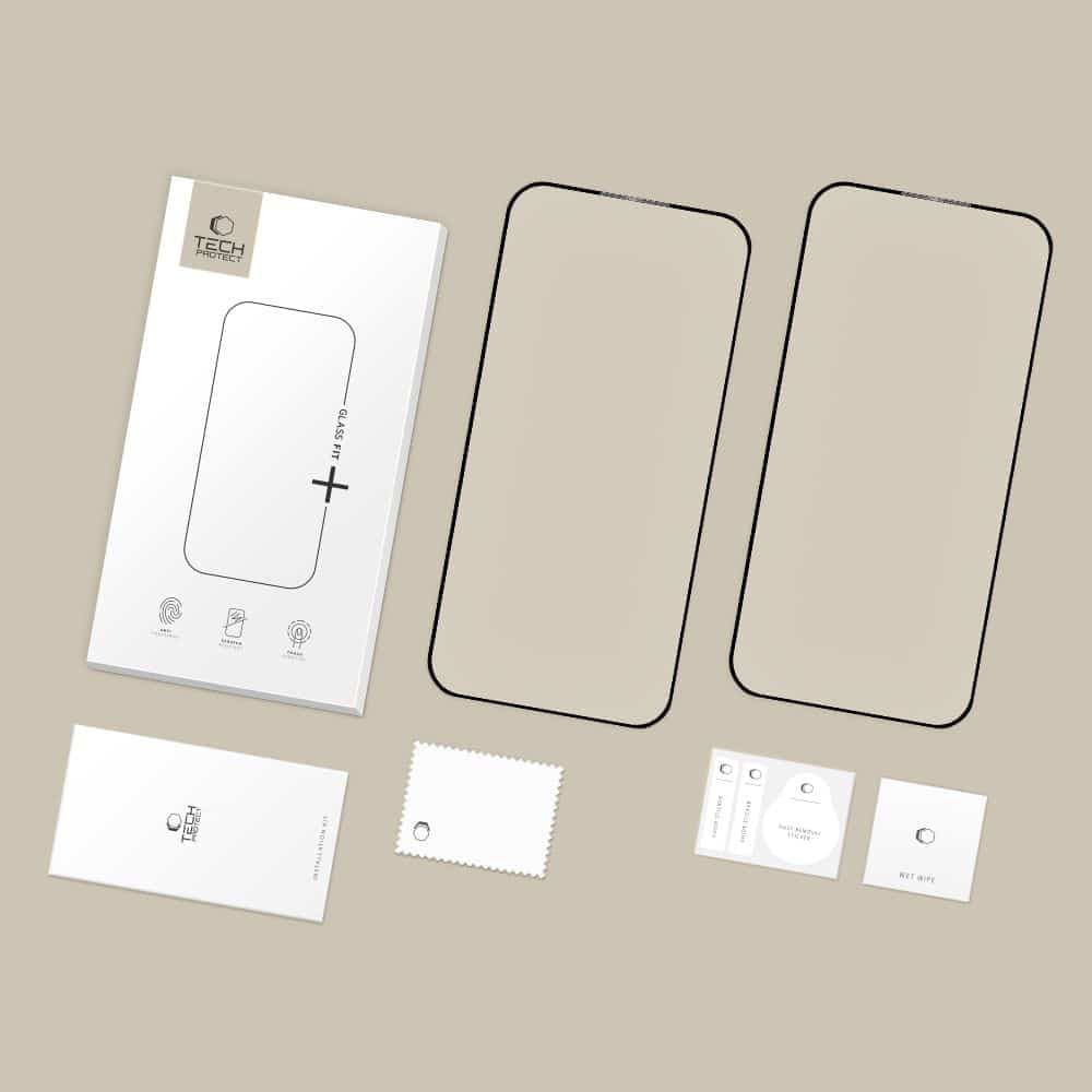 Σκληρυμένο γυαλί Tech-Protect Glass Fit+ για OnePlus Nord 6 - Συσκευασία 2 τεμαχίων - Μαύρο 7