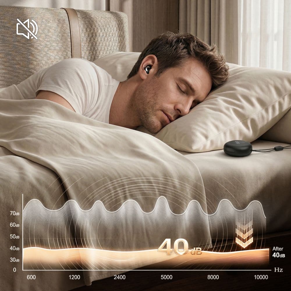 ΩΤΟΑΣΠΙΔΕΣ TECH-PROTECT QUIETFIT ΜΑΥΡΕΣ 8