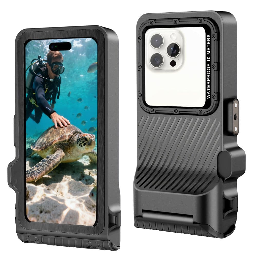Αδιάβροχη Θήκη Tech-Protect IPX8 Pro για Καταδύσεις Universal Γκρι/Μαύρο 3