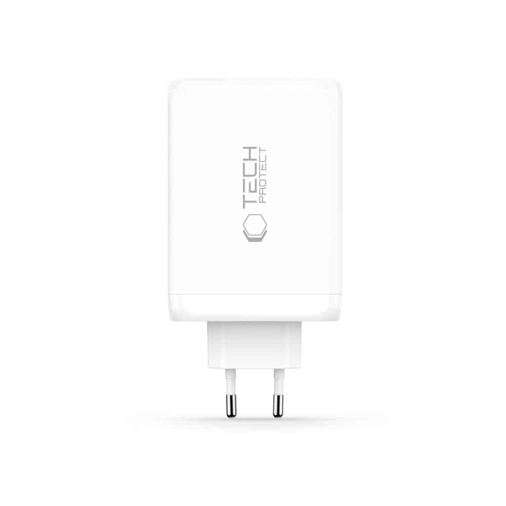 TECH-PROTECT NC240W-GAN ΦΟΡΤΙΣΤΗΣ 4 ΘΥΡΩΝ PD 240W / QC3.0 ΛΕΥΚΟΣ 3