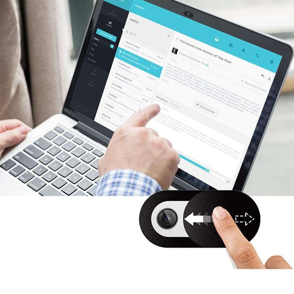 TECH-PROTECT CAM FIT+ 3-PACK ΚΑΛΥΜΜΑ WEBCAM ΓΙΑ LAPTOP ΜΑΥΡΟ 2