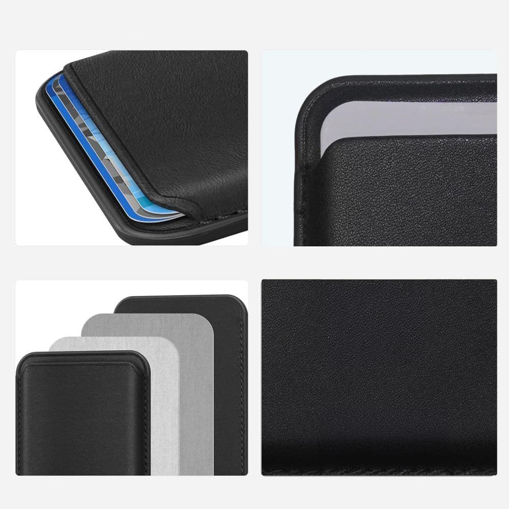 TECH-PROTECT CH01 MAGWALLET MAGSAFE UNIVERSAL MAGNETIC CARD HOLDER CARBON 2