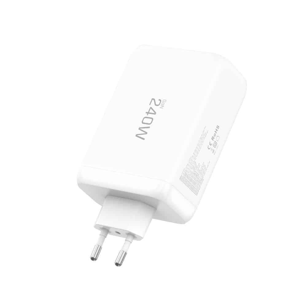 TECH-PROTECT NC240W-GAN ΦΟΡΤΙΣΤΗΣ 4 ΘΥΡΩΝ PD 240W / QC3.0 ΛΕΥΚΟΣ 4