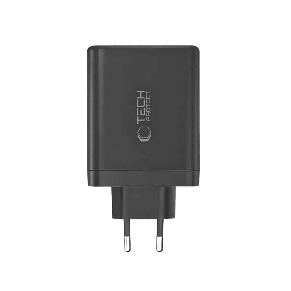 TECH-PROTECT NC140W-GAN ΦΟΡΤΙΣΤΗΣ  4 ΘΥΡΩΝ PD 140W / QC3.0 ΜΑΥΡΟΣ 4