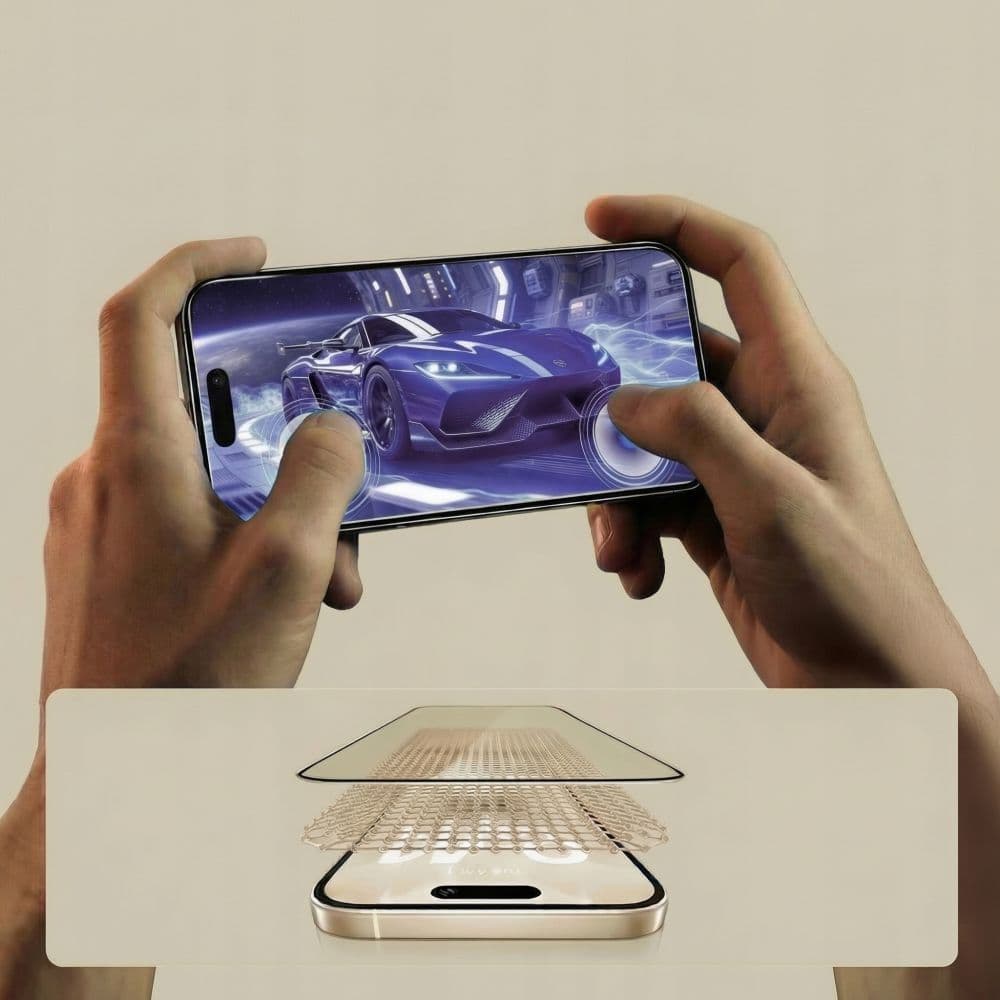 Σκληρυμένο γυαλί Tech-Protect Glass Fit+ για OnePlus Nord 6 - Συσκευασία 2 τεμαχίων - Μαύρο 3