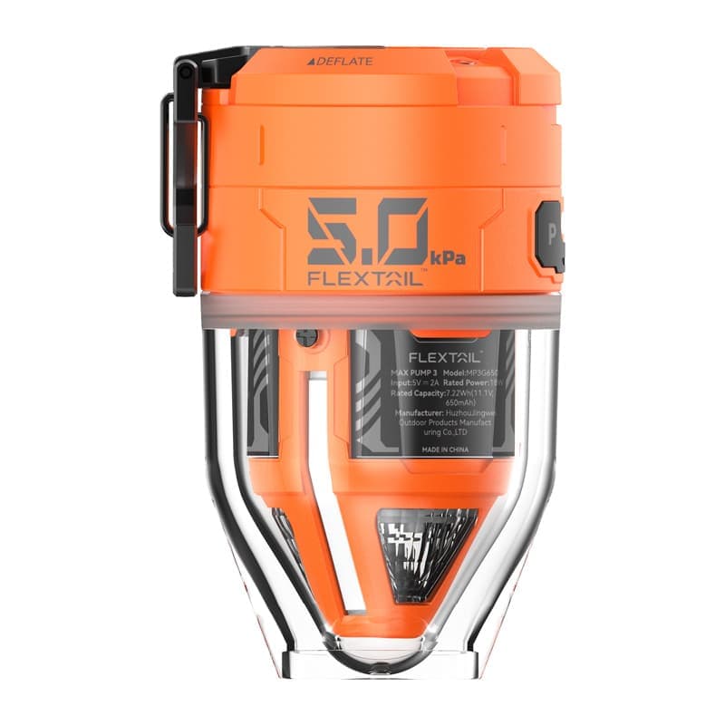 Φορητή τρόμπα Flextail Max Pump 3 (Πορτοκαλί)