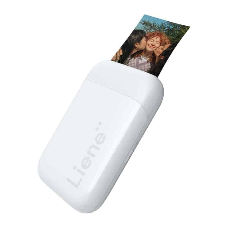 Φορητός εκτυπωτής φωτογραφιών Liene Pearl 2x3" (λευκός) 3