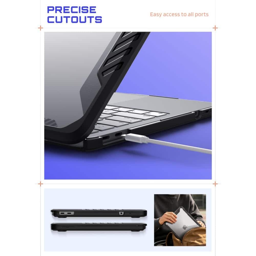 SUPCASE UNICORN BEETLE PRO MACBOOK NEO 13 2026 ΜΑΥΡΟ/ΔΙΑΦΑΝΟ 5