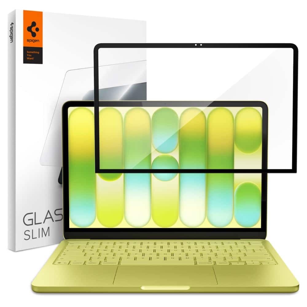Σκληρυμένο γυαλί Spigen Glas.tR Slim FC για MacBook Neo 13 2026 Μαύρο