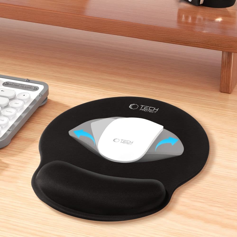 TECH-PROTECT A200 MOUSEPAD GEL 25 x 22,5CM ΜΑΥΡΟ 5
