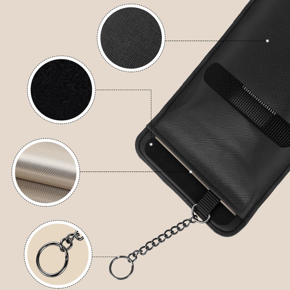Θήκη Tech-Protect KLR400 χωρίς κλειδί, μπλοκάρισμα σήματος RFID, μαύρη 5