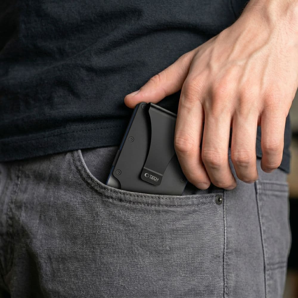 Πορτοφόλι με κάρτα RFID TECH-PROTECT THORN, μαύρο 5