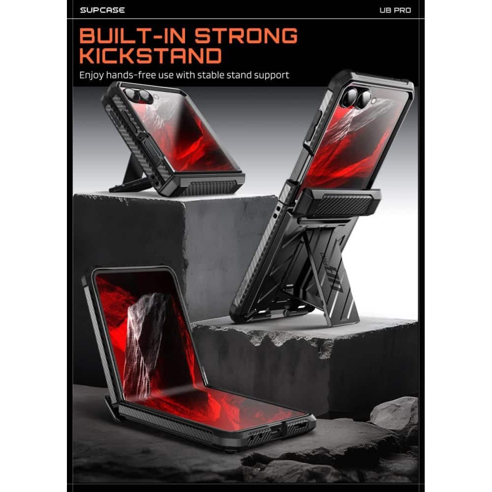 Supcase Unicorn Beetle Pro - θήκη για Samsung Galaxy Z Flip - Μαύρο 5