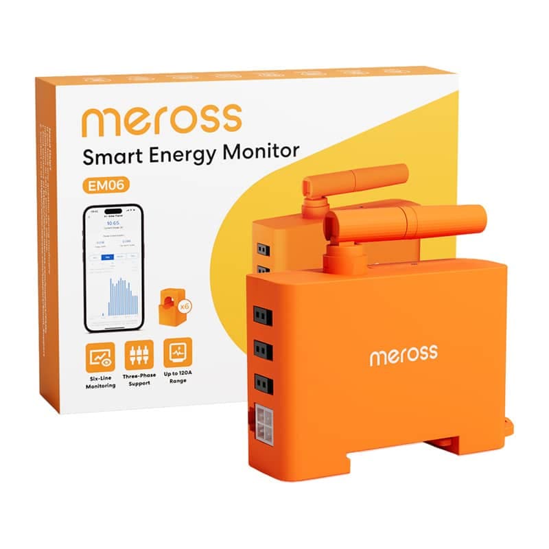 MEROSS EM06P-EU Έξυπνος μετρητής κατανάλωσης ενέργειας με Wi-Fi 2